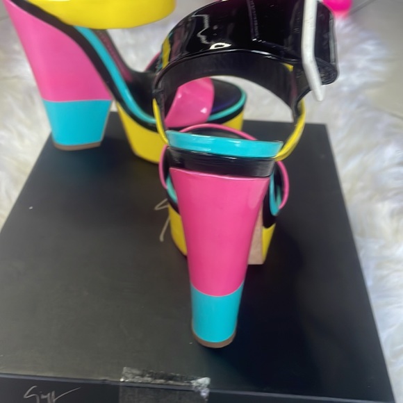 Giuseppe Zanotti Patent Leather Wedges - Picture 10 of 13